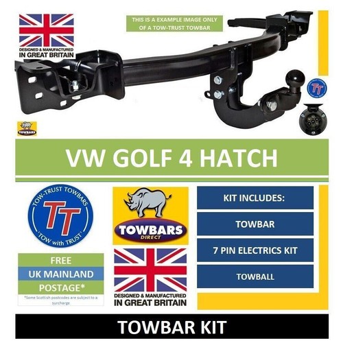 Towbar for volkswagen golf - towbar, vw