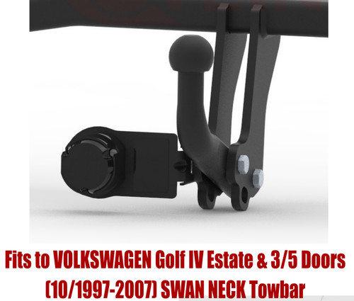 Swan neck tow - for, golf