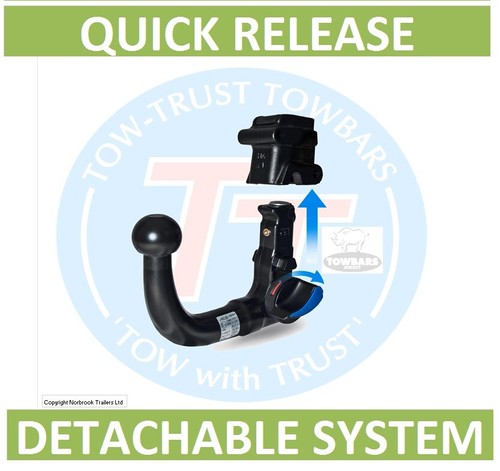 Detachable swan neck towbar - swan,