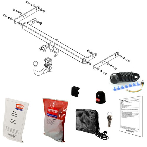 Witter towbar for volkswagen - witter,