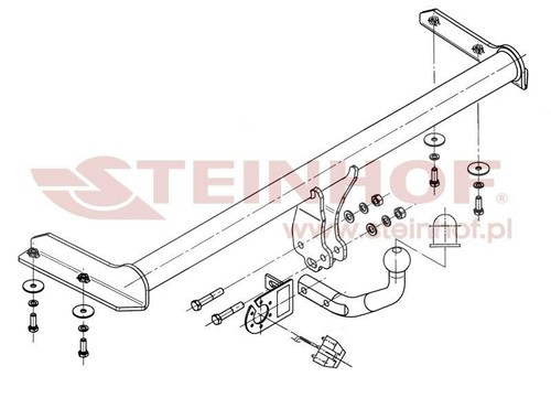 Steinhof towbar for volkswagen - for,